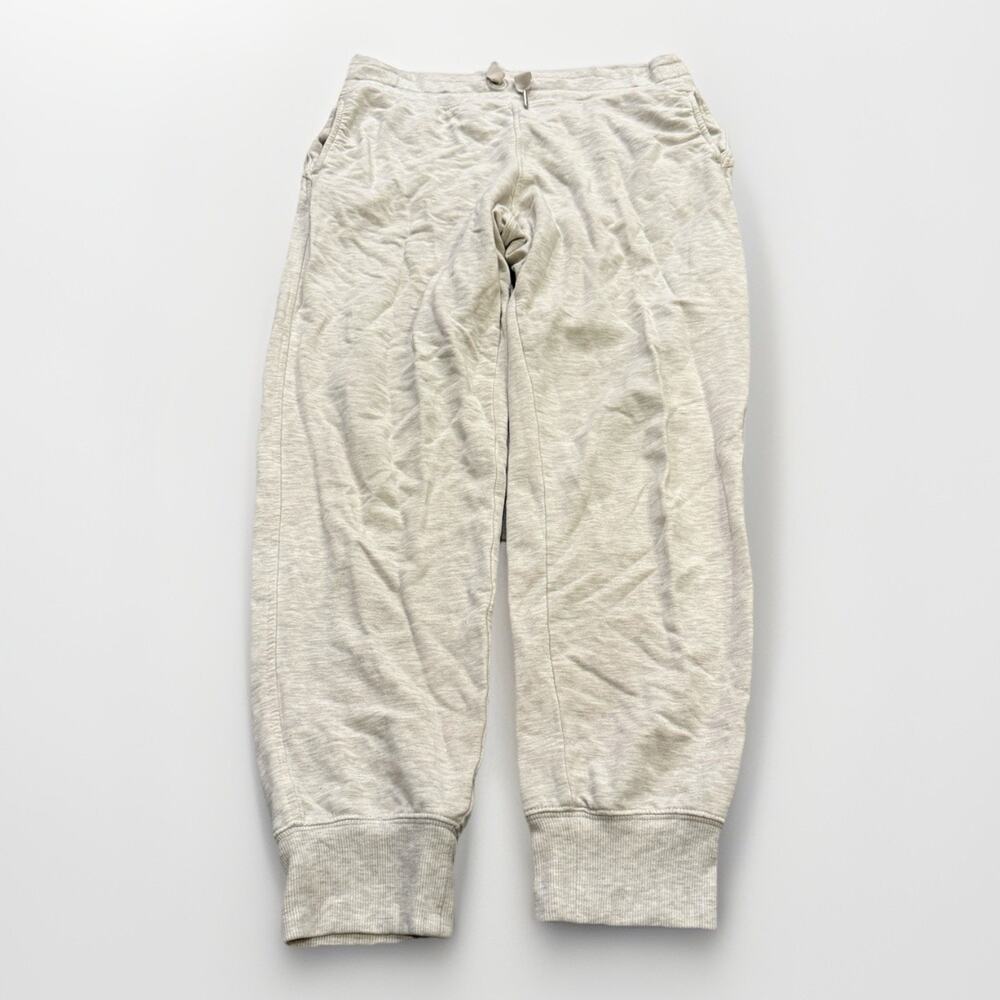 Athleta Balance Jogger Womens Beige Drawstring Stretch Lounge Sweatpants Size S
